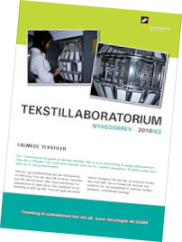Forside af Tekstilnyhedsbrev 2010-02