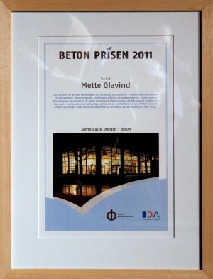 Beton Prisen 2011 - Diplom