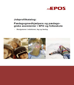 Forside  af rapport - sfo og skole - tre billeder med brn