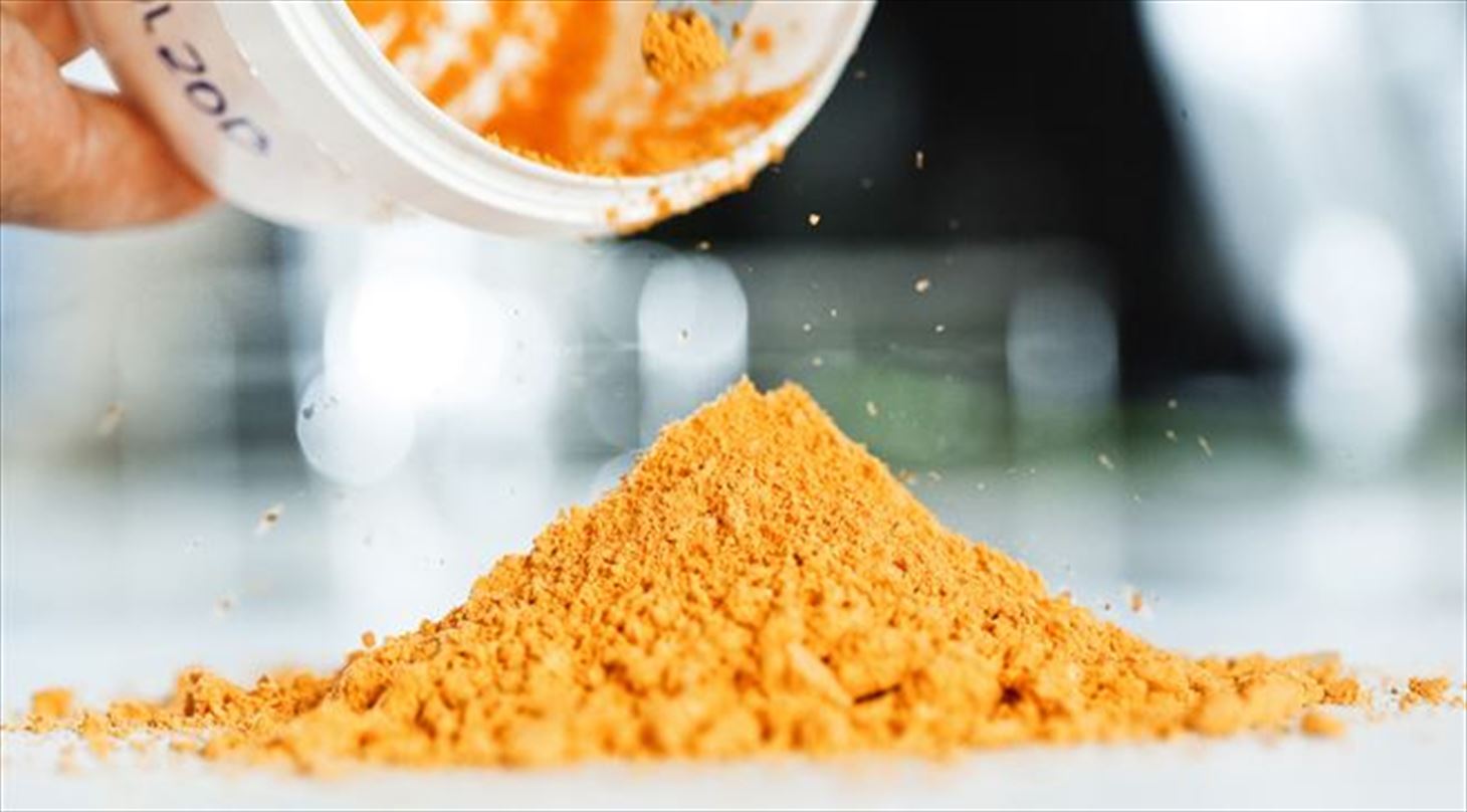 Billede af orange pulver