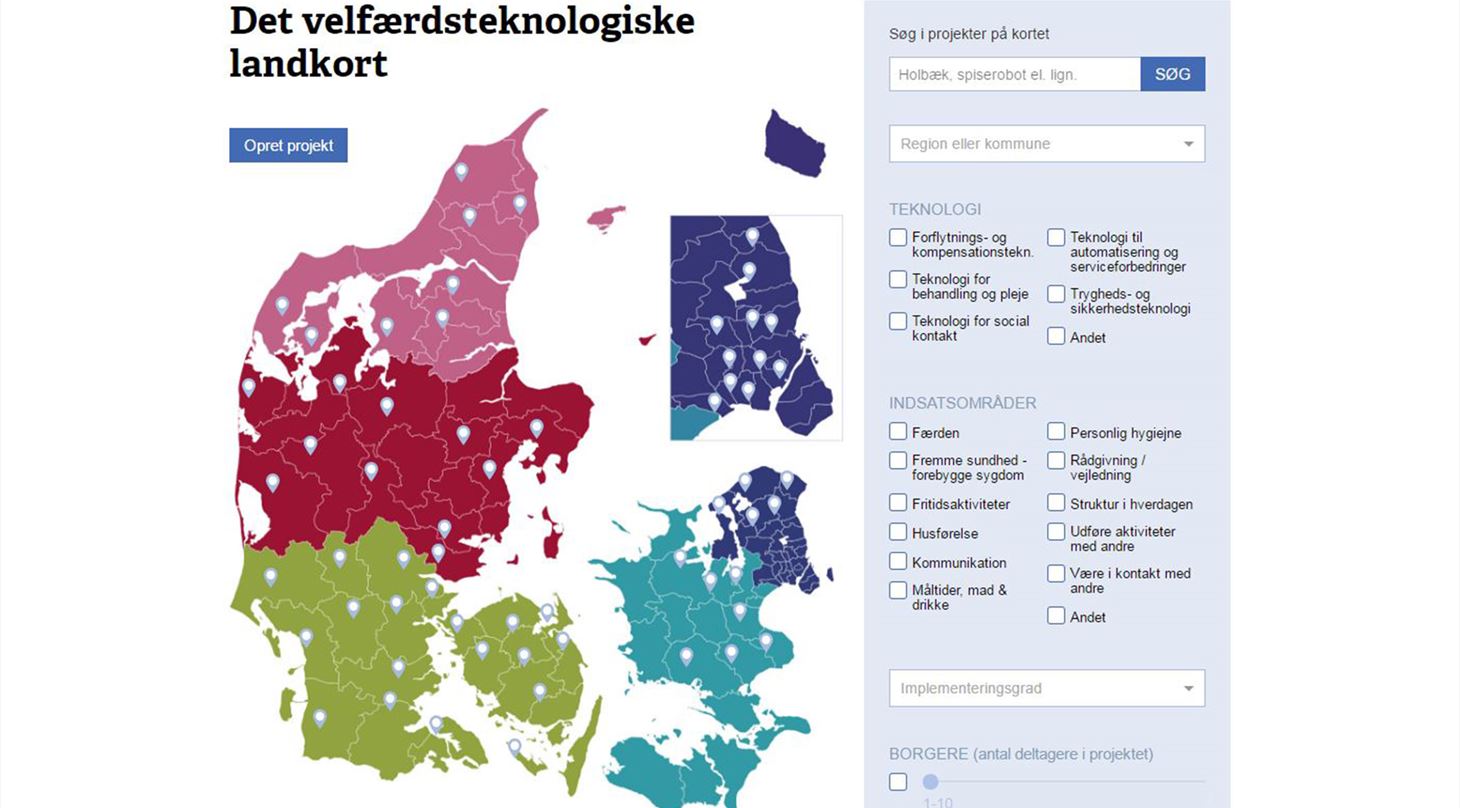 KLs velfærdsteknologiske landkort