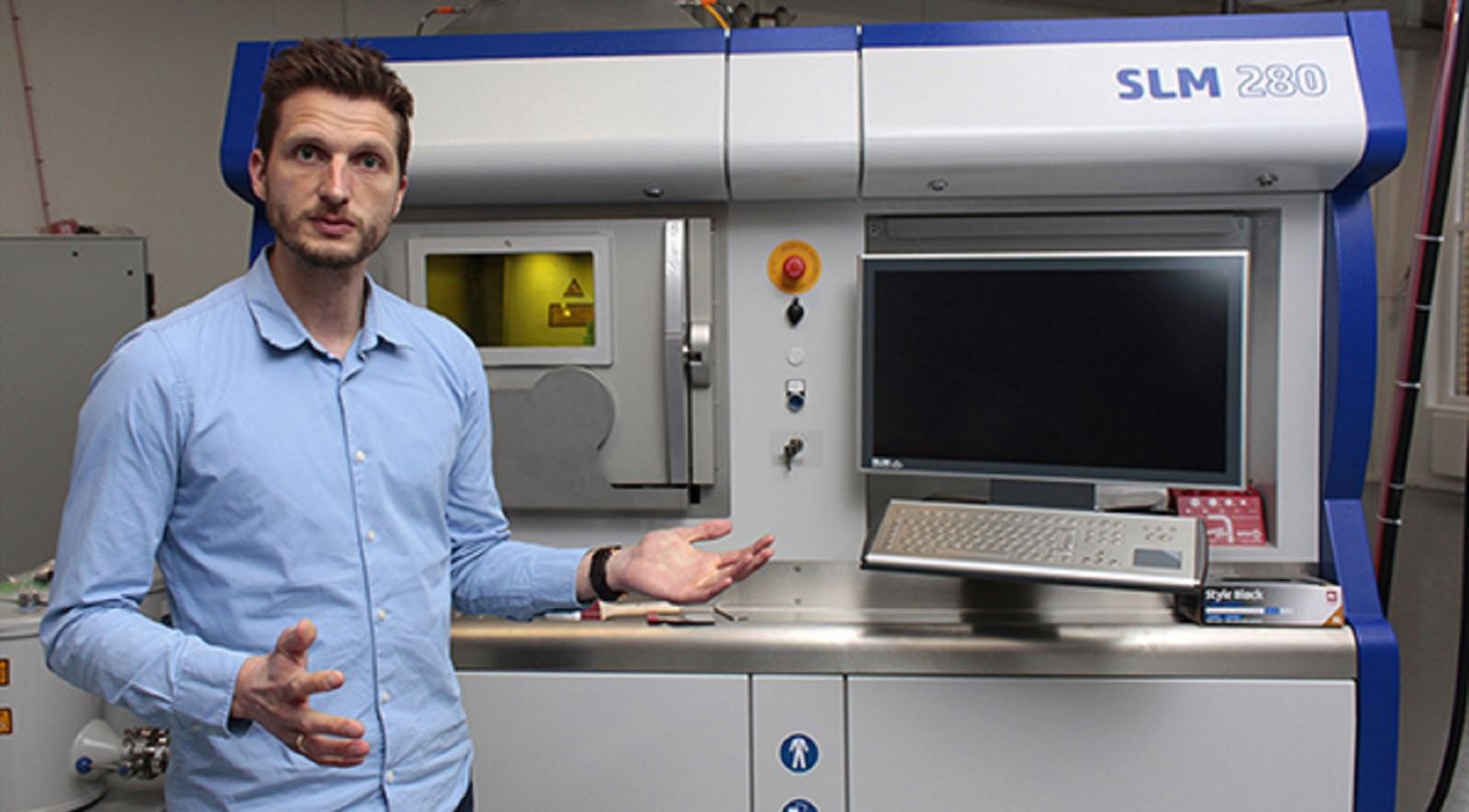 Jeppe Byskov sektionsleder for industriel 3D-print