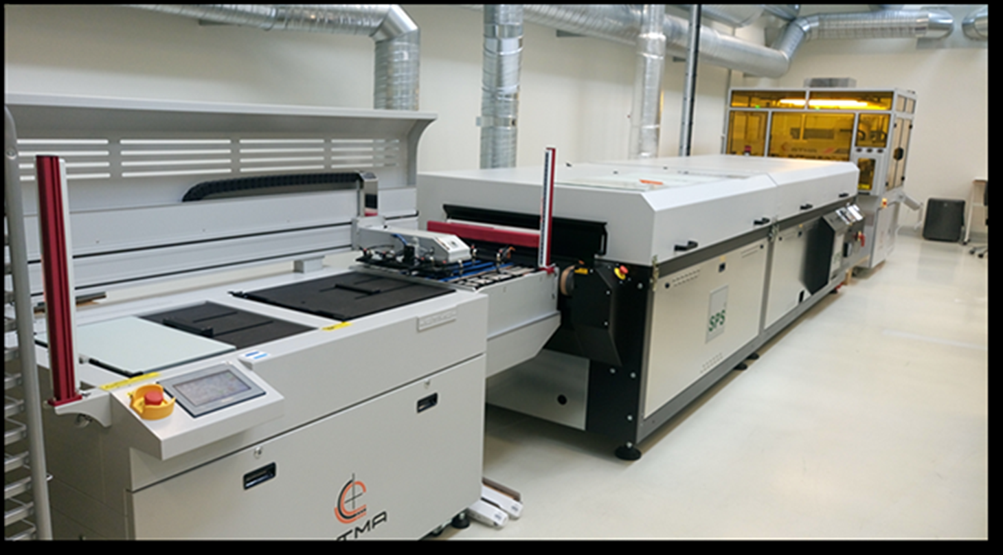 Roll to roll printing at RISE Acreo in Sweden