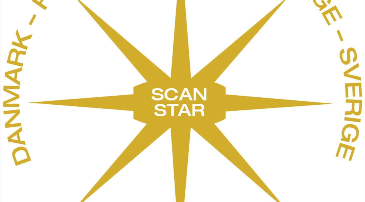Dette er et billede af ScanStar logoet i guld