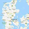 Et billede af et Danmarkskort.