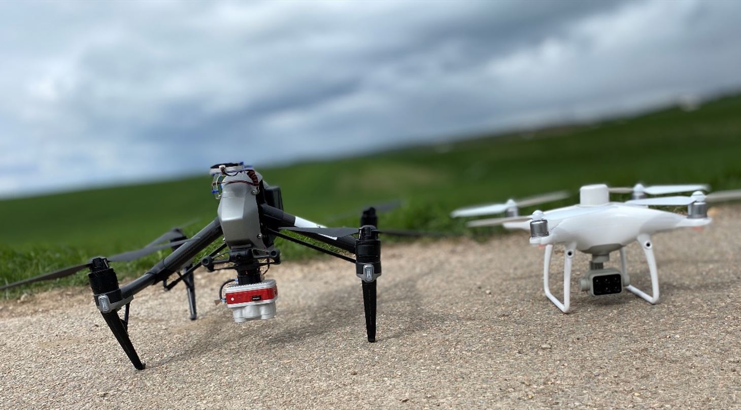 Droner til test