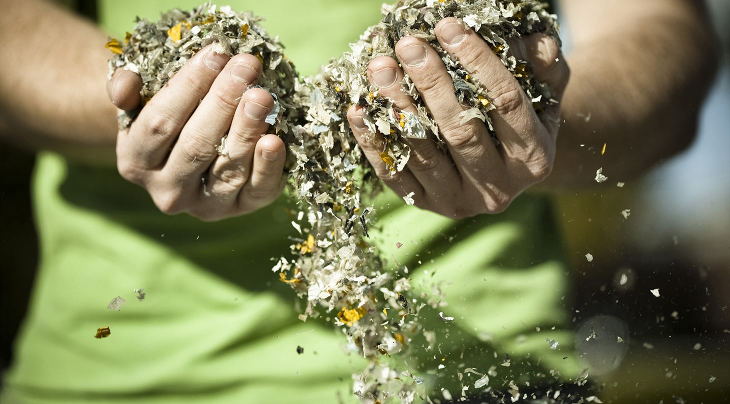 Billede af plastgranulat i forbindelse med projektet RePURpose