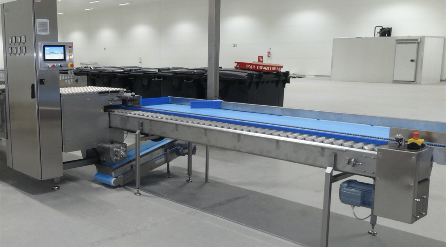 Et af Danmatic' produktionsmaskiner hvor 3D-printet komponent indgår. 