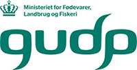 Dette er logoet for GUDP, brugt i forbindelse med artikel om Bredygtige plastfrie papiremballager til syrnede mlkeprodukter, bragt i Plast og Emballages Medlemsinformation nr. 1-2022