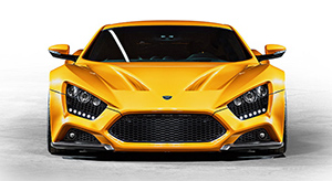 Zenvo bil set forfra