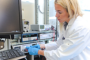 Electrical and electronic testing in a service laboratory
