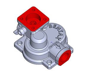 3D designtegning af del til kaffemaskine