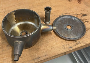 3D-printet vakuumkammer i metal