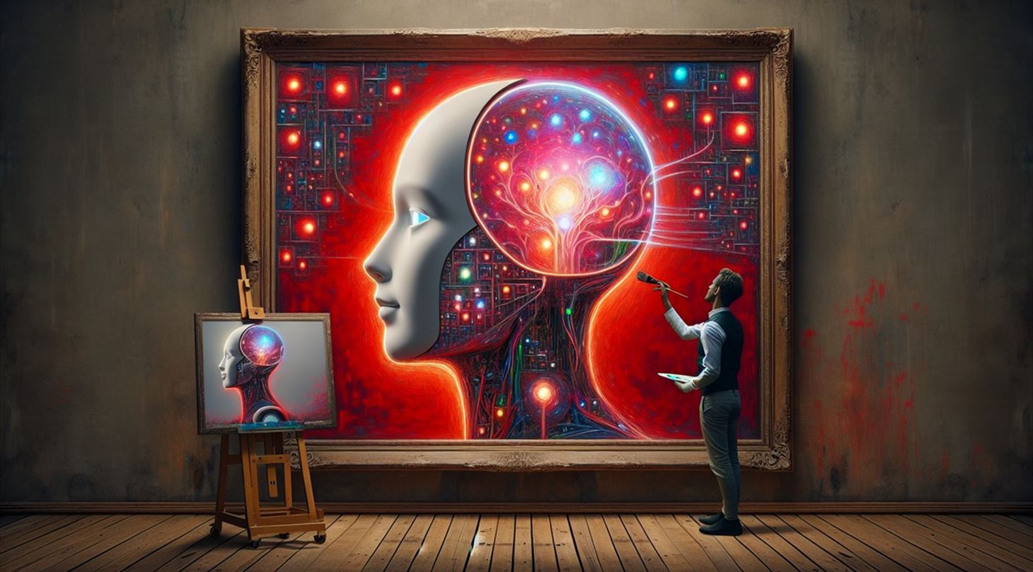AI maler et billede
