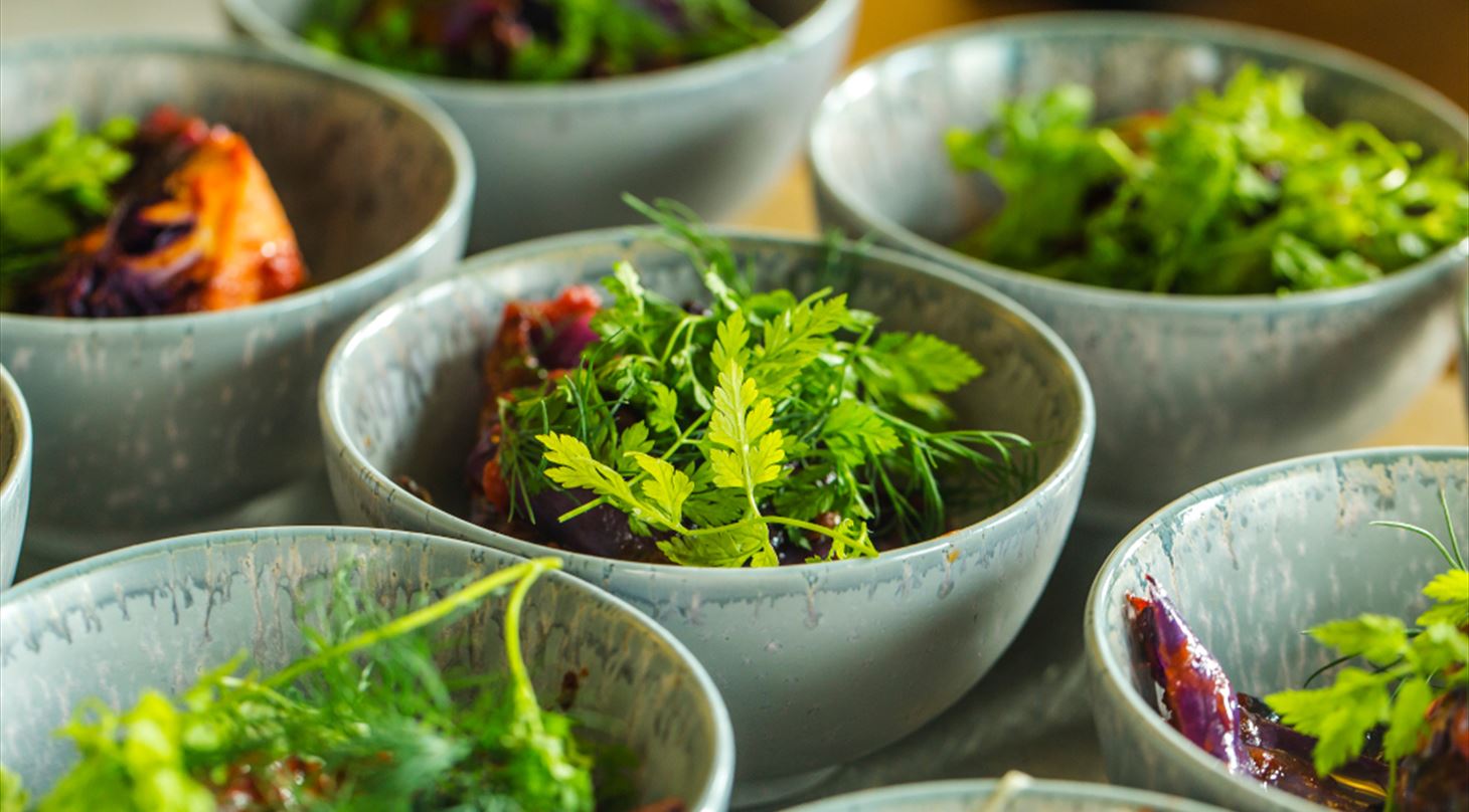 Skåle med salat