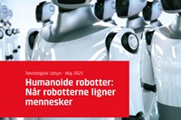 Forsidebillede til rapporten Humanoide robotter