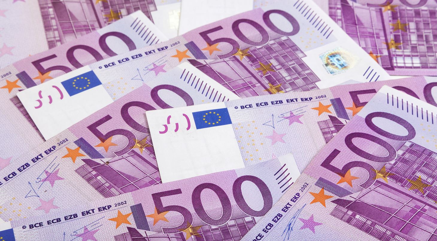 Euro bills - colourbox