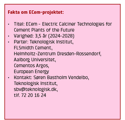 Billedet viser en faktaboks med oplysninger om projektets deltagere.