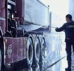vask af lastbil