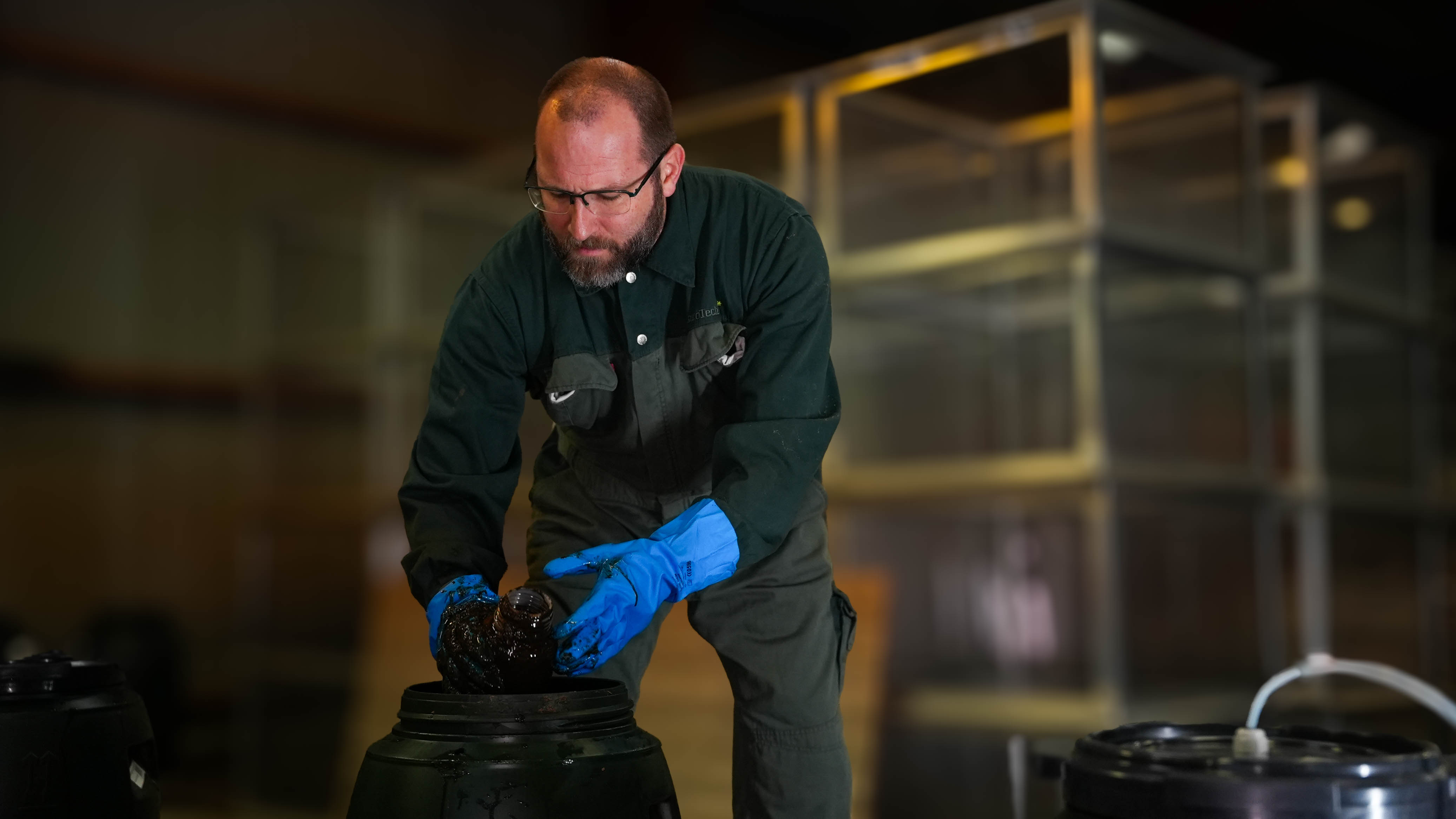 Pr�veudtagning fra t�ndefors�g med tilf�jelse af biologisk additiv til afgasset gylle