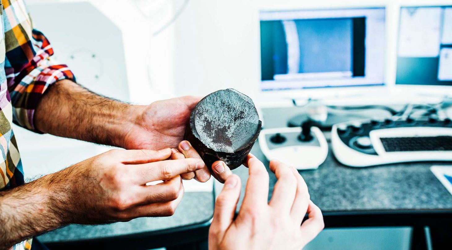 Close-up af metalemne