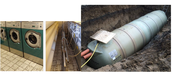 F�llesvaskerier og r�r