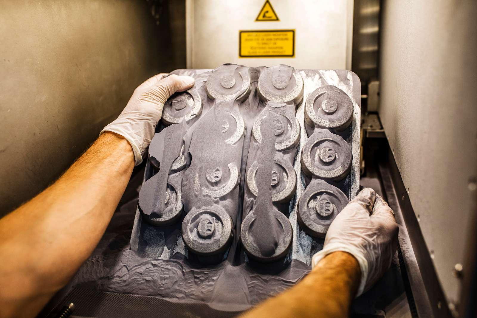 Platform med metal 3D-printede komponenter