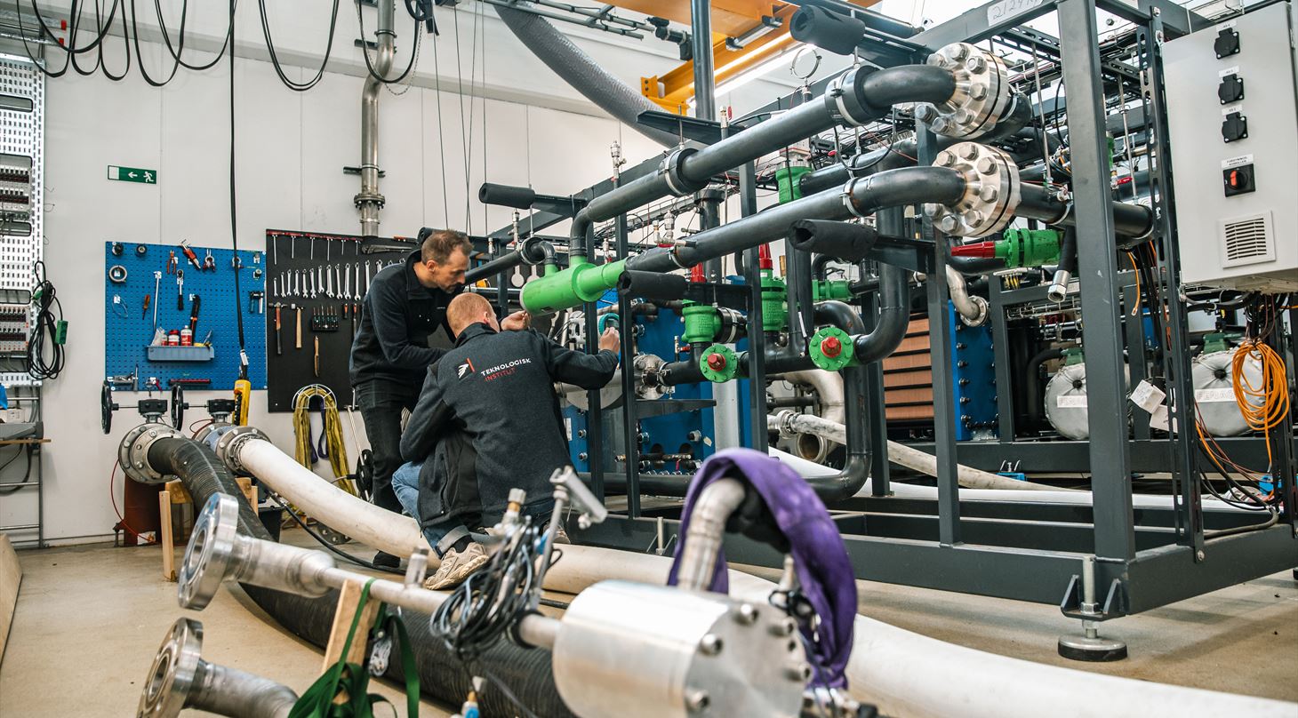 Der arbejdes i laboratoriet i Aarhus