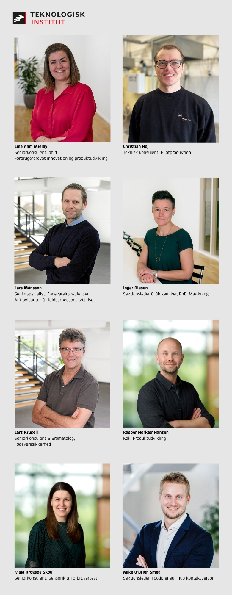 Oversigt over Foodpreneur Hub kontaktpersoner