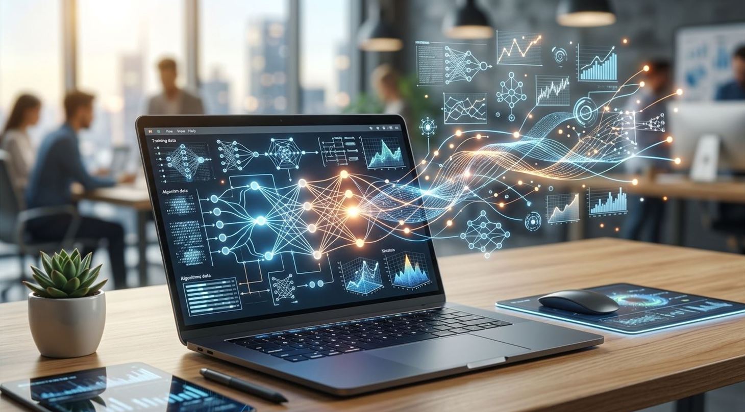 Topbillede til artikel om machine learning