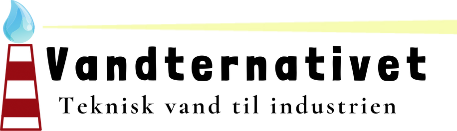 illustration af fyrt�rn og vand tegnet