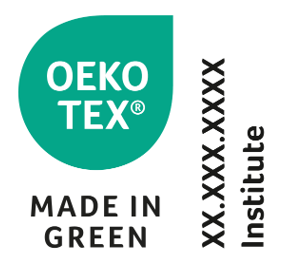 Logo OEKO Tex made in green